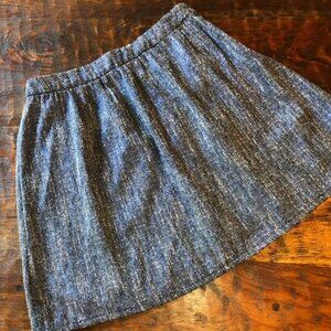 Rhyme Of Los Angeles Sz M Blue Mini Skirt